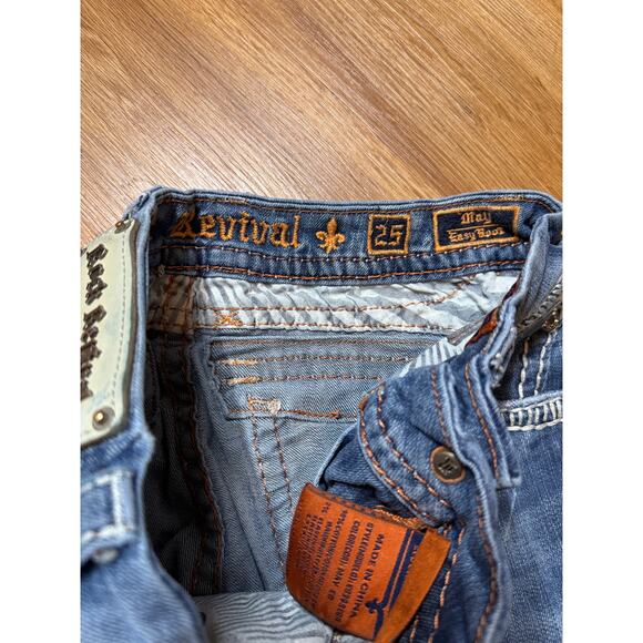 Rock Revival May Easy Boot Size 25 Embroidered Embellishment Bootcut Jeans EB - Picture 6 of 7